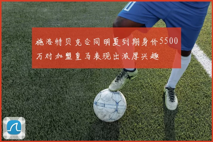 施洛特贝克合同明夏到期身价5500万对加盟皇马表现出浓厚兴趣