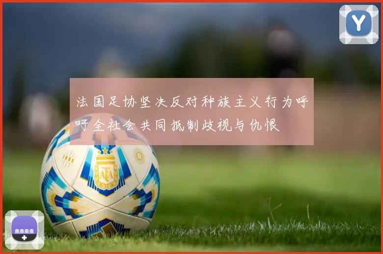 法国足协坚决反对种族主义行为呼吁全社会共同抵制歧视与仇恨